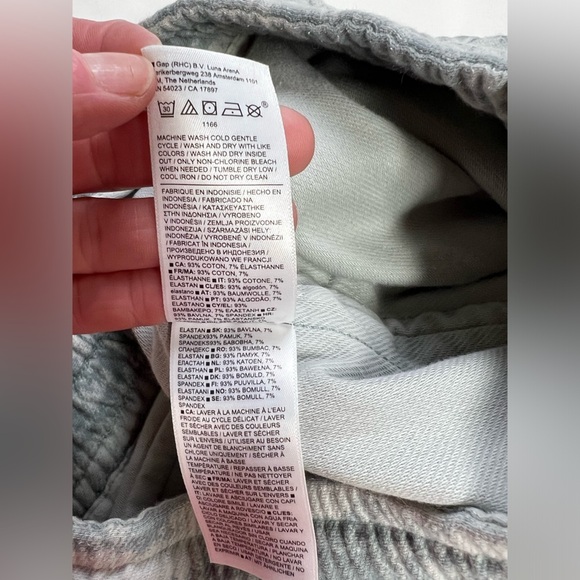 ATHLETA Blue and white Fog Camo FARALLON shorts size XL - Picture 12 of 14